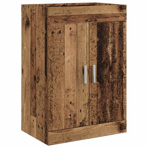 vidaXL Badunterschrank Altholz 56 x 37,5 x 81 cm Holzwerkstoff