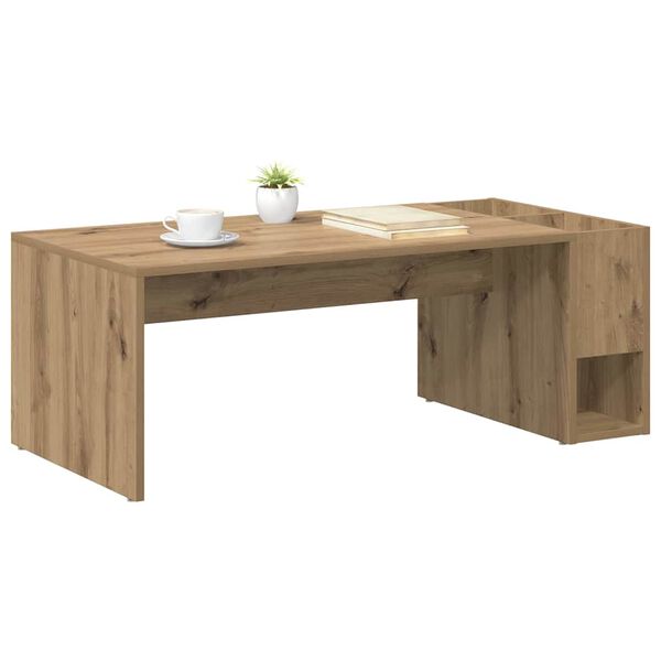 vidaXL Couchtisch Artisan-Eiche 101,5 x 50 x 37 cm Holzwerkstoff