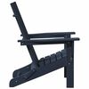 vidaXL Klappbarer Adirondack-Stuhl Marineblau 80,5 x 74,5 x 92 cm HDPE