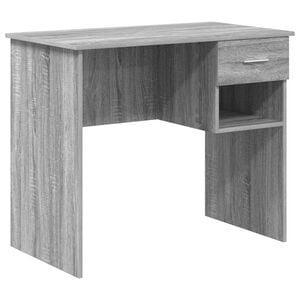 vidaXL Schreibtisch Sonoma-Grau 90 x 49 x 75 cm Holzwerkstoff