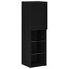 vidaXL TV-Schrankset 30,5 x 30 x 102 cm Schwarz Eichen-Optik
