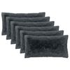 vidaXL Kissenbezug 6 pcs HEERLEN Anthrazit 40 x 80 cm PV Fleece