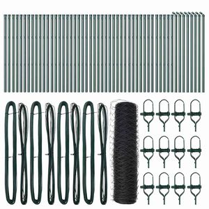 vidaXL Ground Fix Geschwei&szlig;ter Drahtzaun 100 x 0,6 m (B x H)