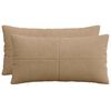vidaXL Kissenbezug 2 pcs ALMELO Braun 40 x 70 cm Cord
