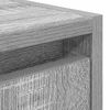 vidaXL Wand-Nachttisch Grau Sonoma 38x34x40 cm