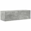 vidaXL TV-Wandschrank 98 x 31 x 29,5 cm Betongrau Holzwerkstoff