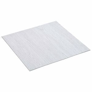 vidaXL Selbstklebende Bodenplanken Wei&szlig; 30,5 x 30,5 cm 20 Stk. PVC