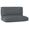 vidaXL Palettenkissenset Oxford-Stoff Anthrazit 120 x 80 x 52 cm