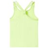 Kinder-Tanktop Neongelb 128