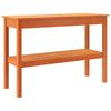 vidaXL Konsolentisch Wachsbraun 110 x 40 x 75 cm Massives Kiefernholz