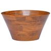 vidaXL Waschbecken Massivholz Teak &Phi;40x20 cm
