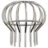 vidaXL Dachrinnenblattschutz 8 stk. Silber 110 mm Edelstahl
