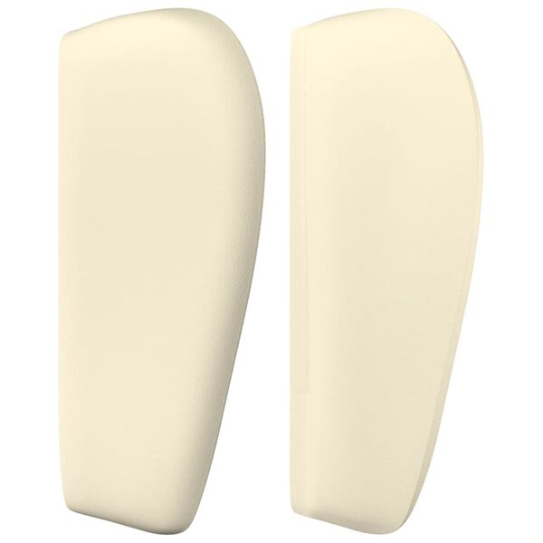 vidaXL Kopfteil mit Ohren Creme 83x23x78/88 cm Kunstleder