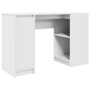 vidaXL Schreibtisch Wei&szlig; 120x42x76 cm Holzwerkstoff