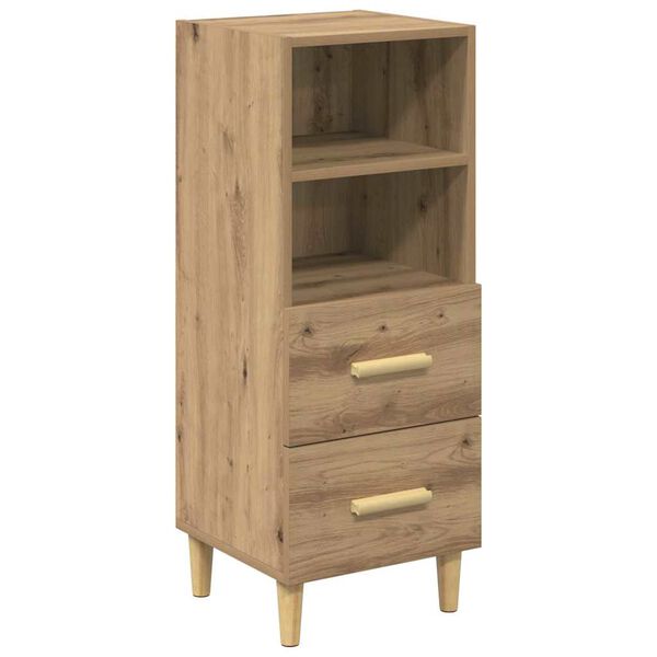 vidaXL Sideboard Artisan-Eiche 34 x 34,5 x 90 cm Holzwerkstoff