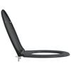vidaXL Toilettensitz Anthrazit 47 x 37 x 4 cm Duroplast