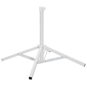 vidaXL Sonnenschirmst&auml;nder Wei&szlig; Stahl f&uuml;r 25-32 mm Mast