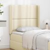 vidaXL Kopfteil Ohr Creme 80 x 16 x 4 cm PVC