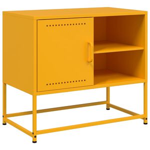 vidaXL TV-Schrank Senfgelb 68x39x60,5 cm Stahl