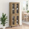 vidaXL Highboard Artisan-Eiche 69,5 x 34 x 180 cm Holzwerkstoff