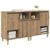 vidaXL Sideboards 2 pcs Artisan-Eiche 60 x 35 x 70 cm Holzwerkstoff
