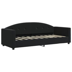 vidaXL Tagesbett Schwarz 80x200 cm Samt