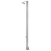 vidaXL Gartendusche 215 cm Edelstahl