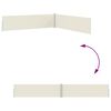 vidaXL Ausziehbare Seitenmarkise 170x1200 cm Creme