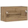 vidaXL Waschbeckenunterschrank Artisan-Eiche 90x38,5x45 Holzwerkstoff