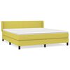 vidaXL Boxspringbett mit Matratze Gr&uuml;n 160x200 cm Stoff