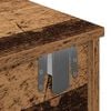 vidaXL Wandregal mit Schubladen Altholz-Optik 60x28x15cm Holzwerkstoff