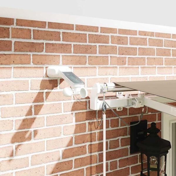 vidaXL Einziehbare Markise Beige 400 x 300 cm Polyester und Metall