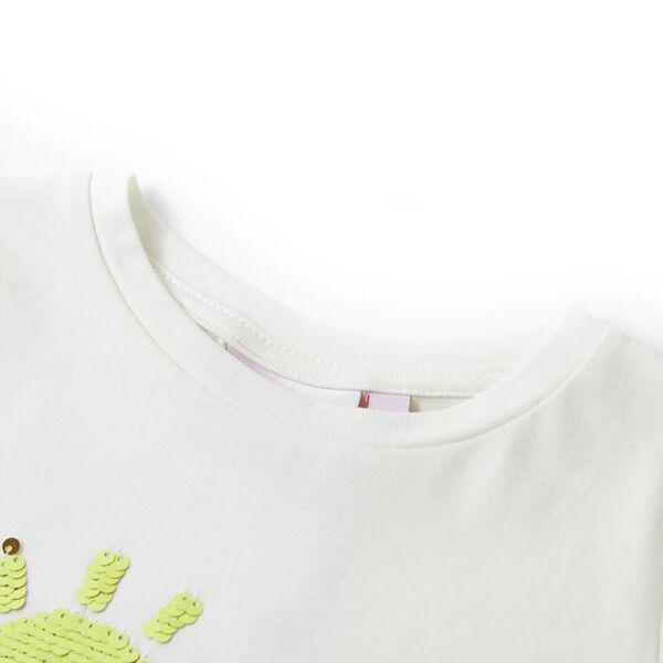 Kinder-T-Shirt Ecru 140