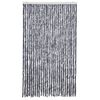 vidaXL Insektenschutz-Vorhang Silbern 118x220 cm Chenille