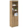vidaXL Highboard Artisan-Eiche 50x35x180 cm Holzwerkstoff
