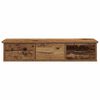 vidaXL Wandschrank Altholz-Optik 88x26x18,5 cm Holzwerkstoff