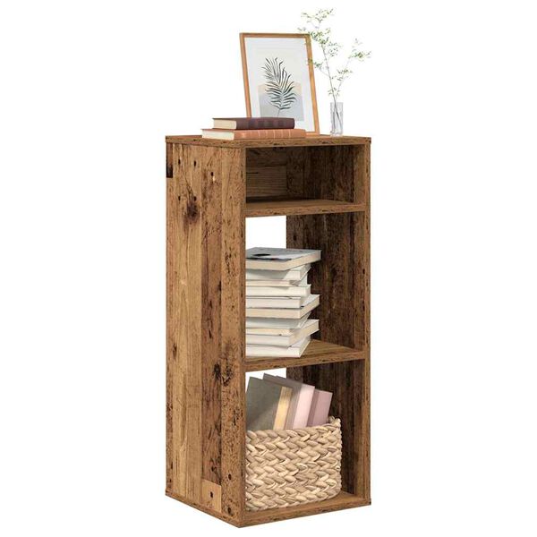 vidaXL B&uuml;cherregal Altholz-Optik 34x31x80 cm Holzwerkstoff