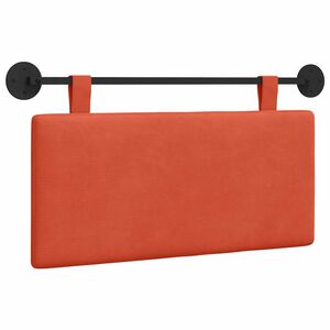 vidaXL H&auml;ngendes Kopfteil Rot-Orange Cordstoff
