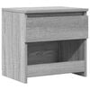 vidaXL Nachttisch Grau Sonoma 40x30x39 cm Holzwerkstoff