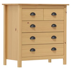 vidaXL Sideboard Hill 79x40x80 cm Massivholz Kiefer