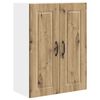 vidaXL Wandschrank PORTO Artisan-Eiche 60 x 31 x 80 cm Holzwerkstoff