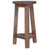 vidaXL Hocker Natur 28 x 28 x 50 cm Mahagoni Holz