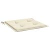 vidaXL Gartenstuhl-Kissen 6 Stk. Creme 50x50x2 cm Oxford-Gewebe