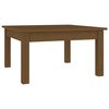 vidaXL Couchtisch Honigbraun 55x55x30 cm Massivholz Kiefer