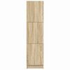 vidaXL Highboard Sonoma Eiche 31,5 x 32 x 124 cm Holzwerkstoff