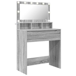 vidaXL Schlafzimmer-Frisiertische Sonoma-Grau 80 x 39,5 x 135 cm
