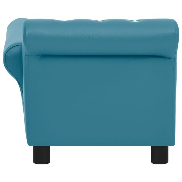 vidaXL Hundesofa T&uuml;rkis 83x45x42 cm Kunstleder