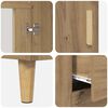 vidaXL Highboard Artisan-Eiche 69,5 x 34 x 180 cm Holzwerkstoff