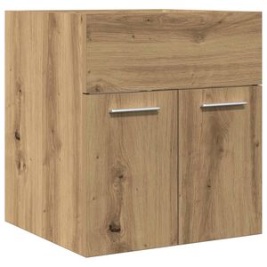 vidaXL Waschbeckenschrank Artisan-Eiche 41x38,5x46 Holzwerkstoff