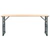 vidaXL Biertisch Klappbar 169x50x75/105 cm Kiefernholz